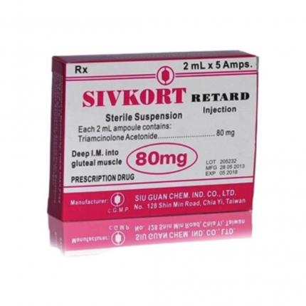 Sivkort Retard 80mg/2ml - Điều trị viêm xương khớp