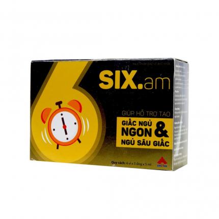 Six AM - Hỗ trợ an thần, tạo giấc ngủ ngon, ngủ sâu giấc - Pharmart.vn