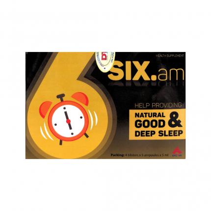 Six AM - Hỗ trợ an thần, tạo giấc ngủ ngon, ngủ sâu giấc