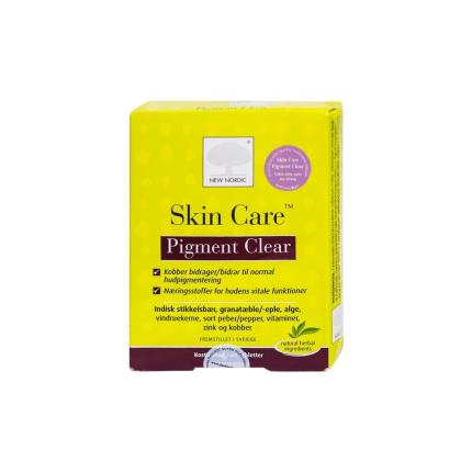 Viên uống Skin Care Pigment Clear New Nordic giảm các vết thâm nám, sạm, tàn nhang