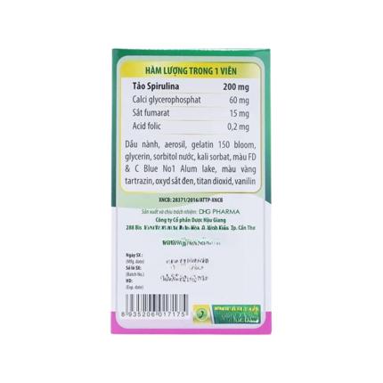 Viên tảo Spivital mama DHG