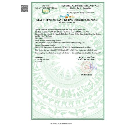 SpringLeaf Garlic Oil 3000mg Pharmadi