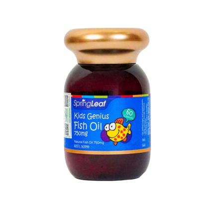 SpringLeaf Kids Genius Fish Oil (60 Viên)