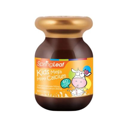 SpringLeaf Kids Mega Milky Calcium (60 Viên)