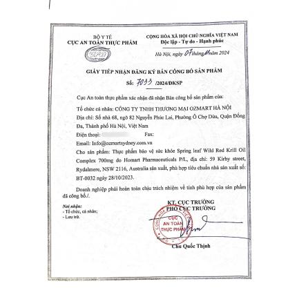 SpringLeaf Wild Red Krill Oil Complex 700mg SpringLeaf Việt Nam