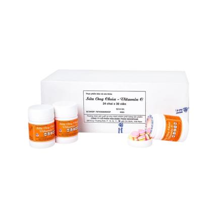 Viên ngậm Sữa Ong Chúa Vitamin C Mekophar bổ sung vitamin C cho cơ thể