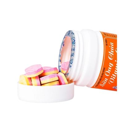 Viên ngậm Sữa Ong Chúa Vitamin C Mekophar bổ sung vitamin C cho cơ thể