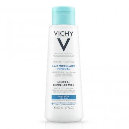 Sữa Tẩy Trang Vichy 200ml giàu khoáng cho da khô nhạy cảm