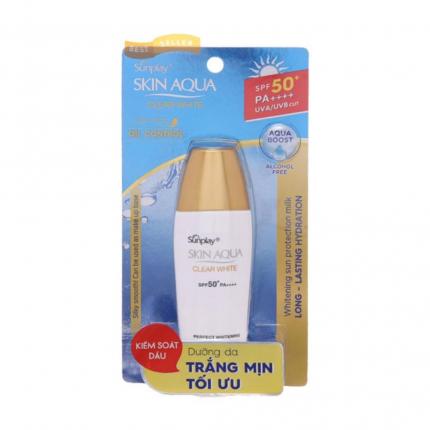 Kem chống nắng Sunplay Skin Aqua Clear White 25g