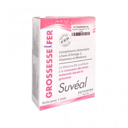 Suveal Grossesse Fer - Bổ sung 18 loại vitamin và khoáng chất cho bà bầu