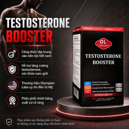 Testosterone Booster (60 viên) - Tăng Cường Sinh Lực Phái Mạnh