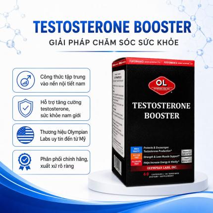 Testosterone Booster (60 viên) - Tăng Cường Sinh Lực Phái Mạnh