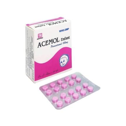 Acemol Enfant 100mg (100 Viên)