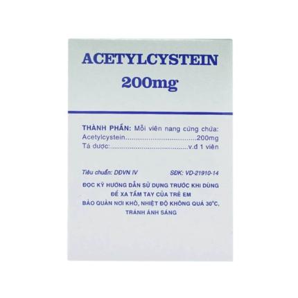 Acetylcystein 200mg Vidipha (200 viên)