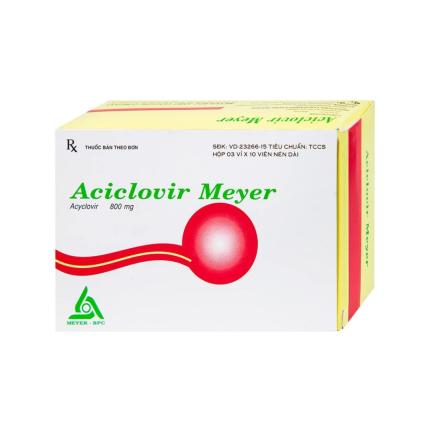 Thuốc Aciclovir Meyer 800mg
