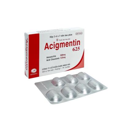 Thuốc Acigmentin 625