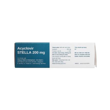 Thuốc Acyclovir 200mg Stella