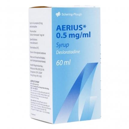 Aerius 0.5 mg/ml - Điều trị viêm mũi dị ứng, mề đay