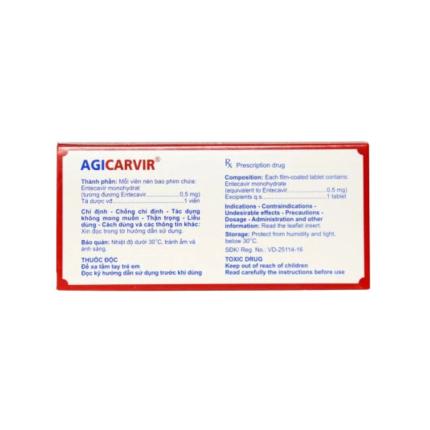 Agicarvir 0,5mg
