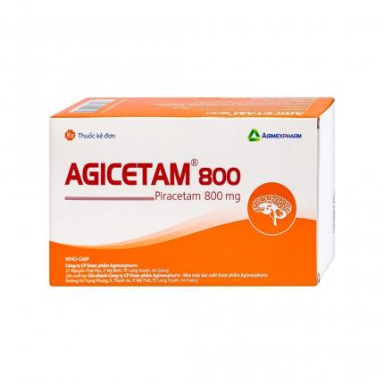 Thuốc Agicetam (800mg) - Cải thiện triệu chứng chóng mặt