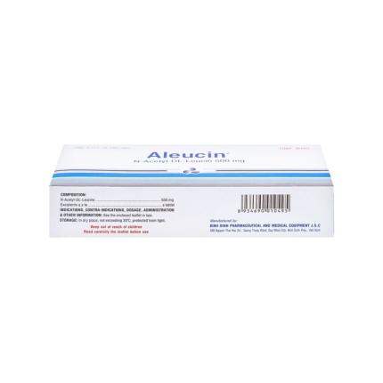 Thuốc Aleucin 500mg Bidiphar điều trị các cơn chóng mặt