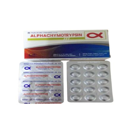Thuốc Alphachymotrypsin Minh Hải 4200IU