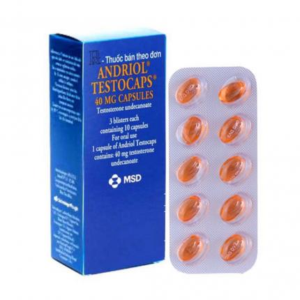 Thuốc Andriol Testrocaps cho nam giới