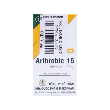 Thuốc Arthrobic (15mg) Điều Trị Viêm đau Xương Khớp, Viêm Khớp Dạng Thấp