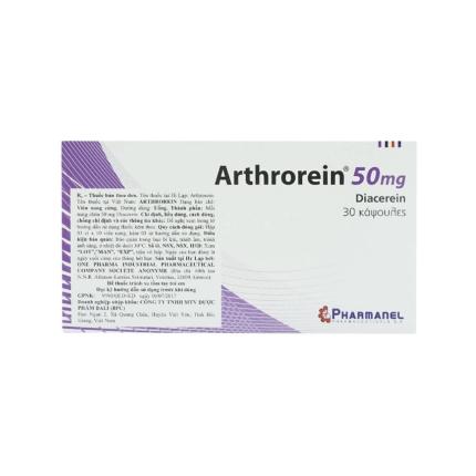 Thuốc Arthrorein (50mg) Điều Trị Thoái Hóa Khớp Hông Hoặc Gối (4)