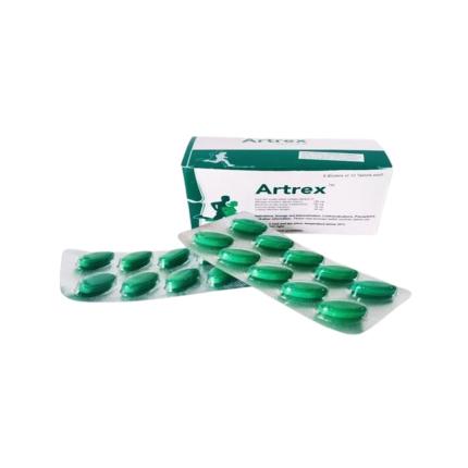 Thuốc Artrex - Trị viêm khớp dạng thấp, thoái hóa khớp hộp 60 viên