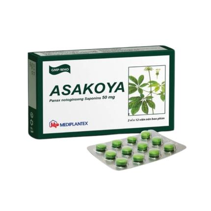 Thuốc Asakoya (50mg) Hỗ Trợ điều Trị Hồi Hộp, Tim đập Nhanh