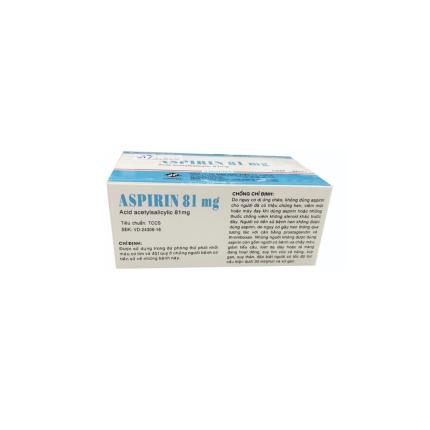 Thuốc Aspirin Vidipha (81mg) Phòng Ngừa Nhồi Máu Cơ Tim, đột Quỵ (2)