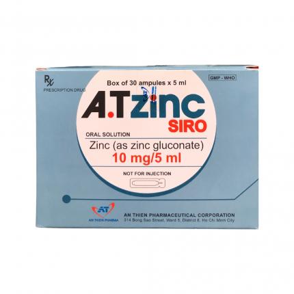 A T ZinC Siro 10ml 5ml H30 ống (2)