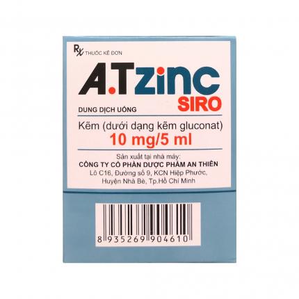 A T ZinC Siro 10ml 5ml H30 ống (4)