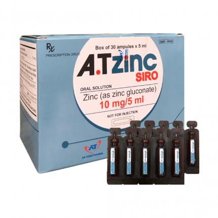 A T ZinC Siro 10ml 5ml H30 ống