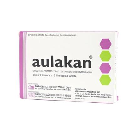 Thuốc aulakan 40mg
