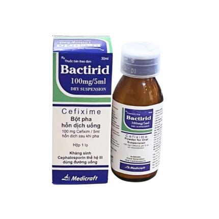 Thuốc Bactirid 100mg5ml Chai 30ml