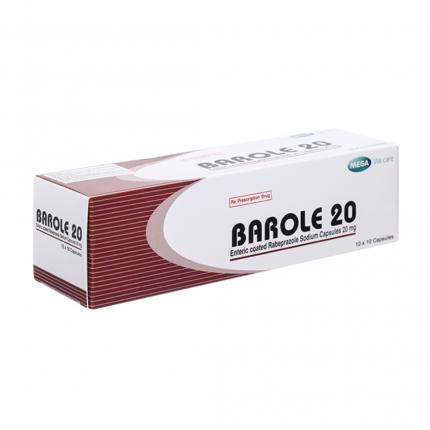 Thuốc Barole 20 mg Trị viêm loét , trào ngược dạ dày