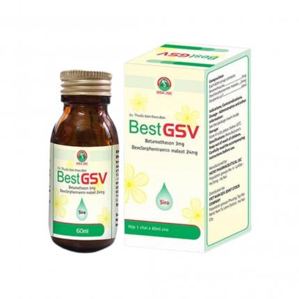 Thuốc Best GSV 60ml - Điều trị dị ứng bằng liệu pháp Corticoid