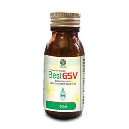 Thuốc Best GSV 60ml - Điều trị dị ứng bằng liệu pháp Corticoid