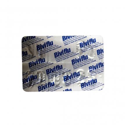 Mặt sau của vỉ thuốc