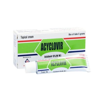 Kem bôi da Acyclovir Medipharco