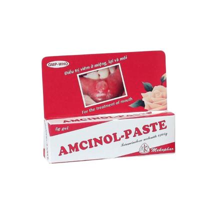 Thuốc bôi Amcinol-Paste 5mg - Điều trị viêm ở miệng, lợi và môi