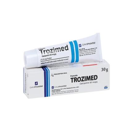 Thuốc Trozimed Calcipotriol 50McdG Davipharm (T30Gr)