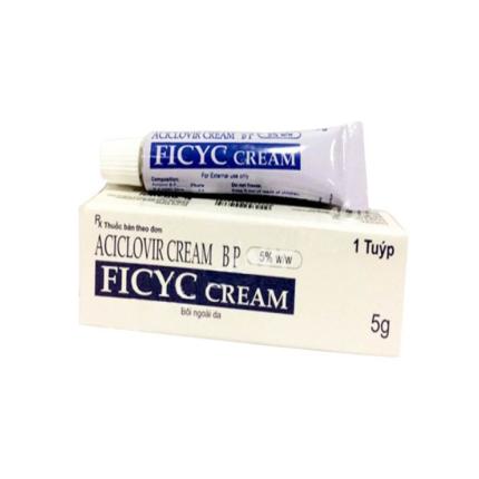 Thuốc Bôi Ficyc Cream Acyclovir 5% Tuýp 5g