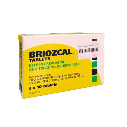 Thuốc Briozcal 1250mg