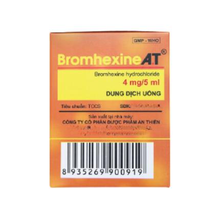 Thuốc Bromhexine AT 4mg/5ml