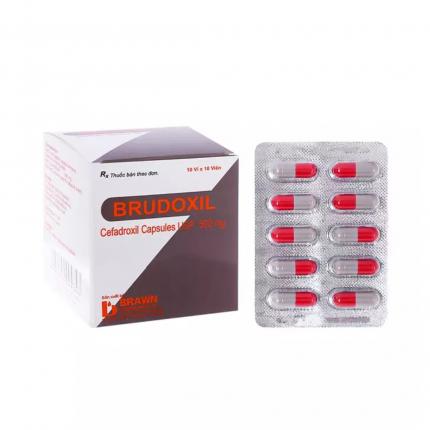 Thuốc Brudoxil Hộp 10 vỉ x 10 viên
