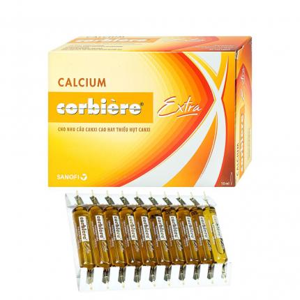 Thuốc Canxi corbie extra 10ml Sanofi Bổ sung caxi