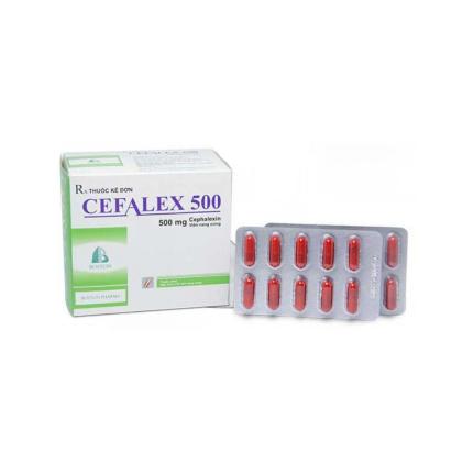 Thuốc Cefalex 500mg Boston - Trị nhiễm khuẩn da, hô hấp hộp 100 viên